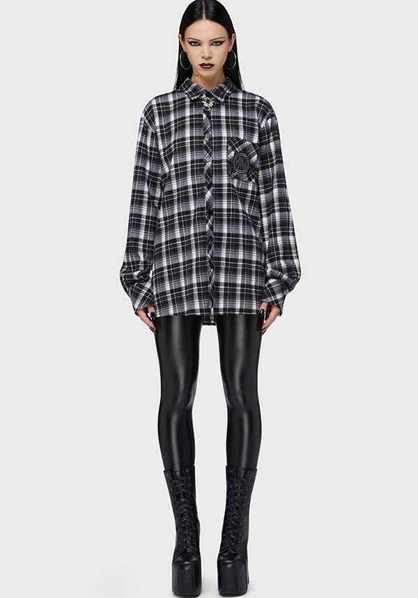 KILLSTAR Cause Of Death | FLANNEL SHIRT - TOPS - Detail 2