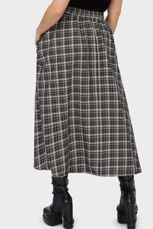 Chapel Blessing [Plaid] | MIDI SKIRT
