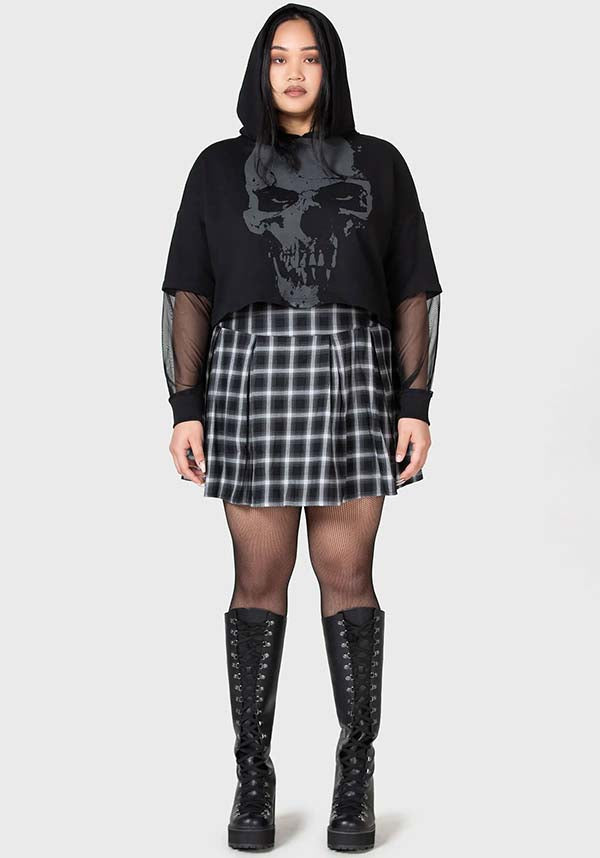 Chilled Bone | CROP HOODIE*