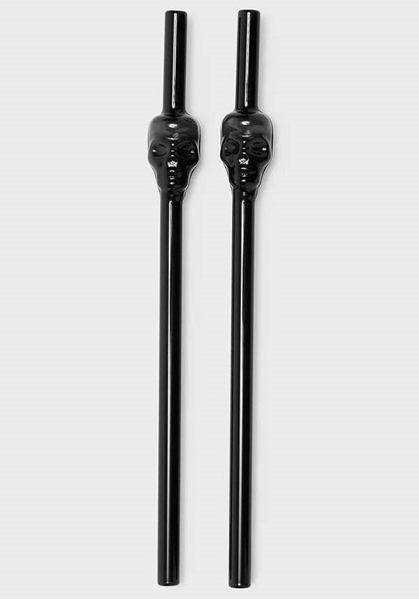 Cranium Skull Drinking | STRAWS AND BRUSH SET