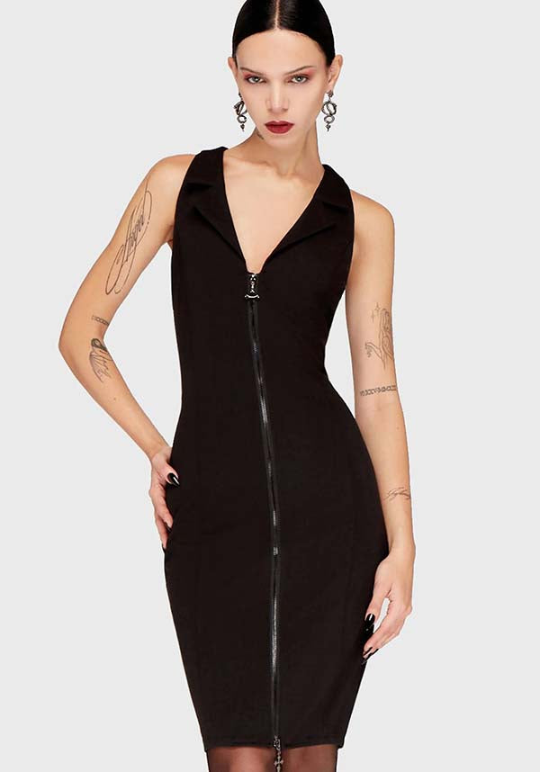 KILLSTAR Deathly Desire | MIDI DRESS - DRESSES - Front View