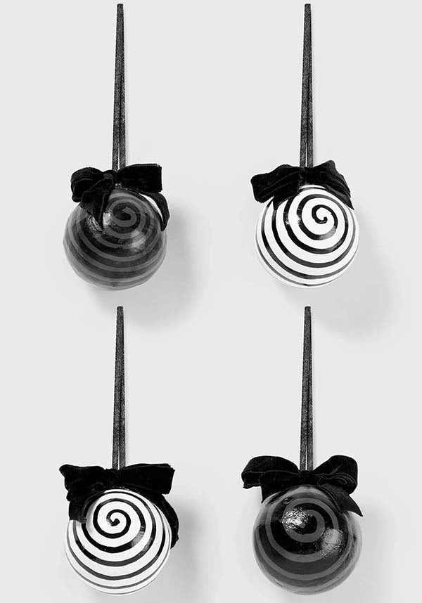 Downward Spiral | ORNAMENTS [Set Of 4]*