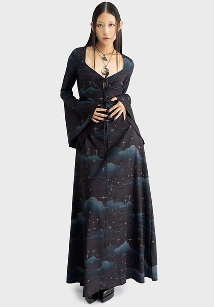 dreamanicon midi dress The beautiful Dreamanicon Midi Dress is in stock here at Rebel Rebel  Alternative Apparel, such a dreamy fabric ,  https://rebelrebelalternativeapparel.com/products/killstar-dreamanicon-midi-dress?_pos