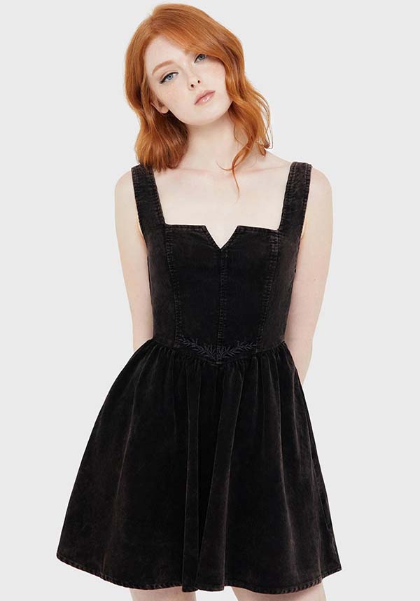 Elderroot [Brown] | MINI DRESS