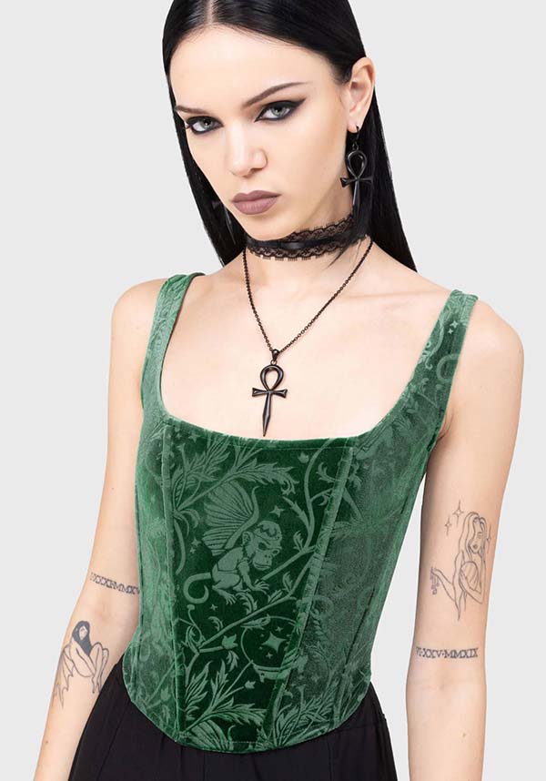 Emerald Envy | CORSET TOP