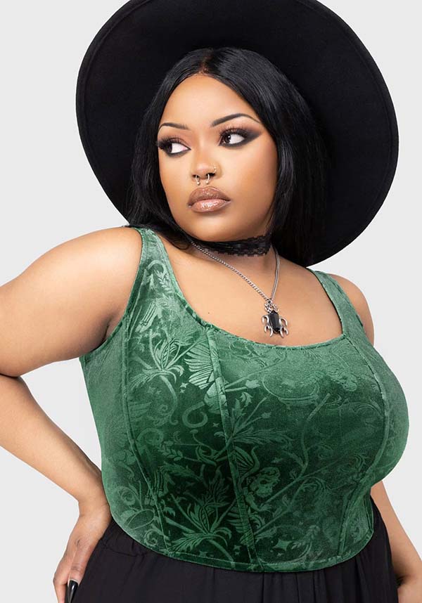 Emerald Envy | CORSET TOP