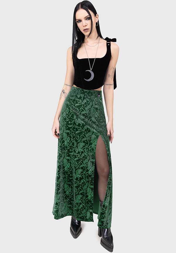 Emerald Envy | MAXI SKIRT