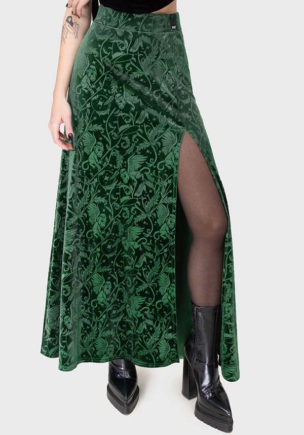 Emerald Envy | MAXI SKIRT