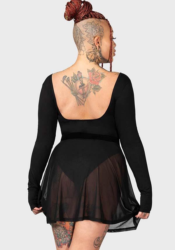 Flexi Demon | LONG SLEEVE LEOTARD - Beserk - active, active wear, activewear, all, all clothing, all ladies, all ladies clothing, black, bodysuit, clothing, discountapp, fp, googleshopping, goth, gothic, gym, kill star, killstar, KS1103865, ladies, ladies clothing, ladies top, ladies tops, long sleeve, long sleeve top, long sleeved, long sleeves, long top, may23, plus, plus size, R180523, tees and tops, thumb hole, top, tops, tshirts and tops, winter, winter clothing, winter wear, women, womens, womens top