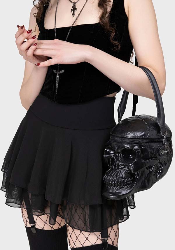 Grave Digger [Black] | SKULL HANDBAG