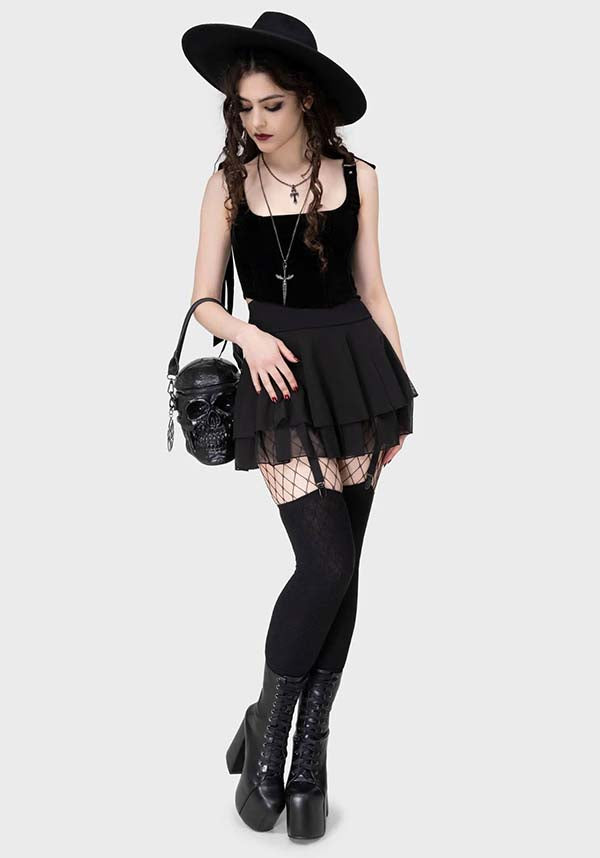 Grave Digger [Black] | SKULL HANDBAG
