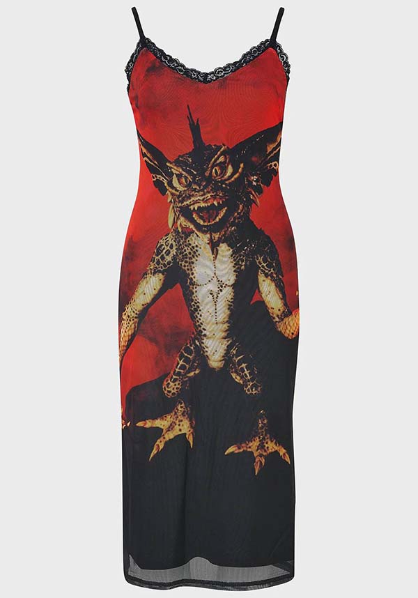 Gremlin Mohawk | MESH MIDI DRESS