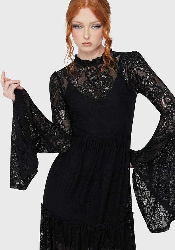 Hecate Lace [Black] | MAXI DRESS