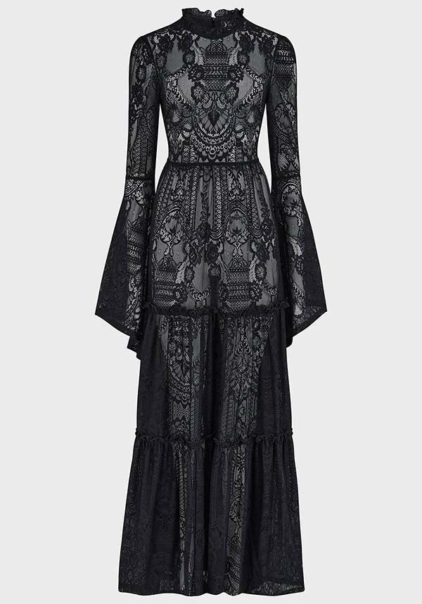 Hecate Lace [Black] | MAXI DRESS
