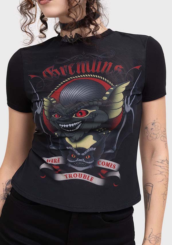 Here Comes Trouble | FITTED T-SHIRT