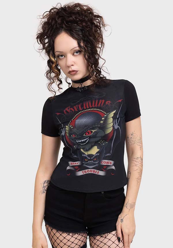 Here Comes Trouble | FITTED T-SHIRT