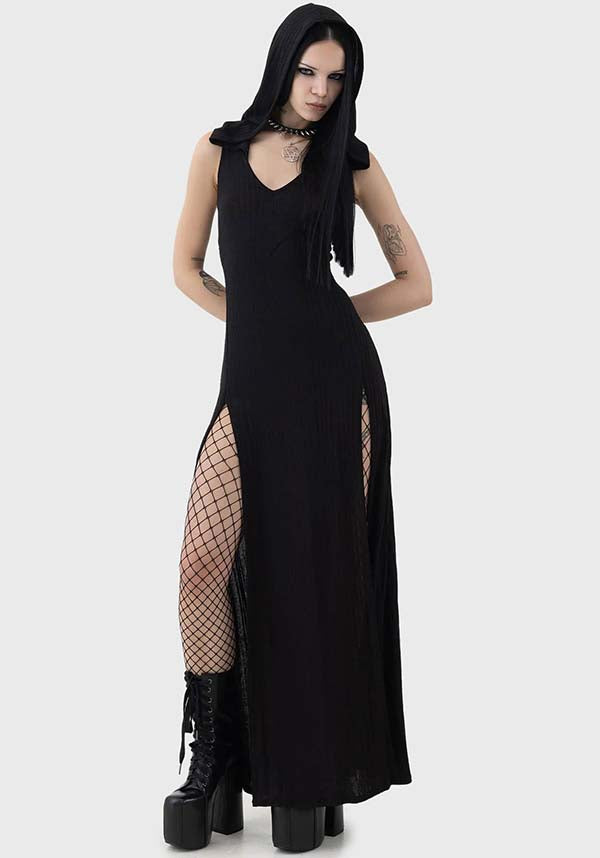 Hexin | HOODED DRESS
