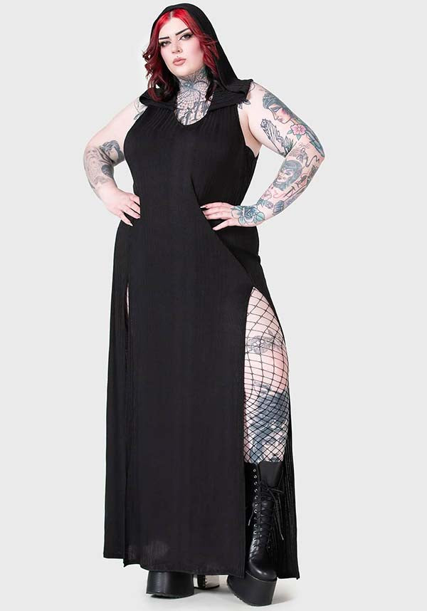Hexin | HOODED DRESS