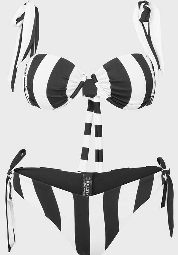 High Tide | BIKINI - Beserk - all, all clothing, all ladies, all ladies clothing, bikini, clothing, discountapp, fp, googleshopping, goth, goth summer, goth summer clothing, gothic, kill star, killstar, KS1103865, ladies, ladies clothing, may23, plus, plus size, R180523, stripe, striped, stripes, stripey, summer, summer goth, swim, swim suit, swim wear, swimmers, swimming, swimsuit, swimwear
