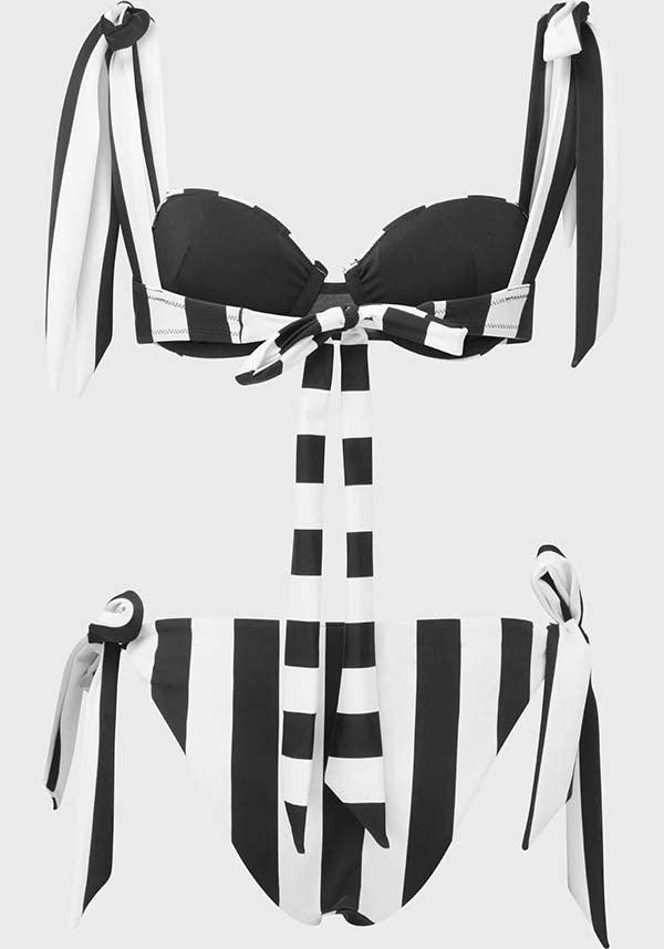 High Tide | BIKINI - Beserk - all, all clothing, all ladies, all ladies clothing, bikini, clothing, discountapp, fp, googleshopping, goth, goth summer, goth summer clothing, gothic, kill star, killstar, KS1103865, ladies, ladies clothing, may23, plus, plus size, R180523, stripe, striped, stripes, stripey, summer, summer goth, swim, swim suit, swim wear, swimmers, swimming, swimsuit, swimwear
