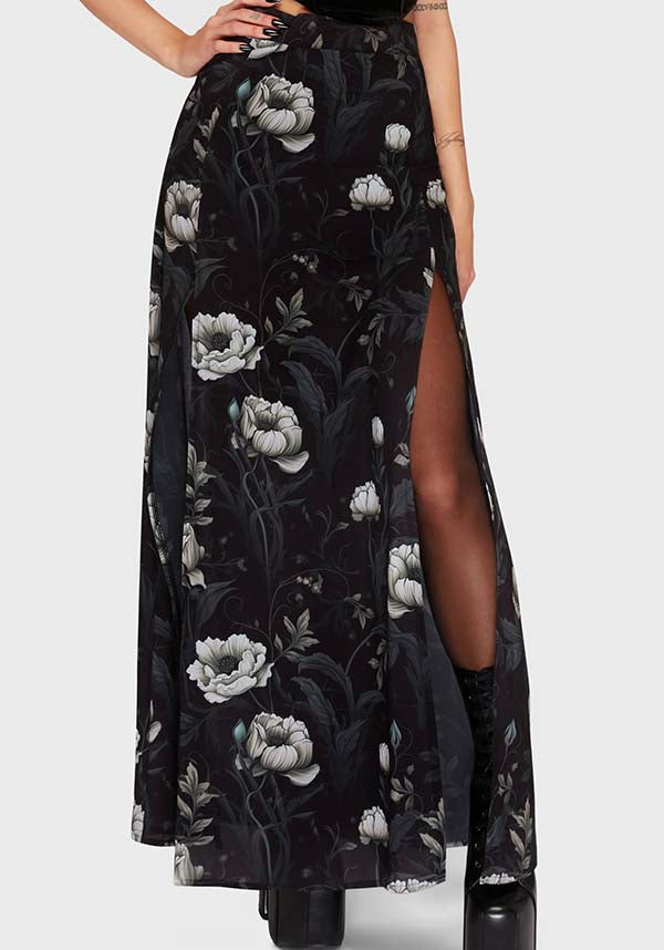 KILLSTAR Ivory's Chorus | MAXI SKIRT - SKIRTS - Front View