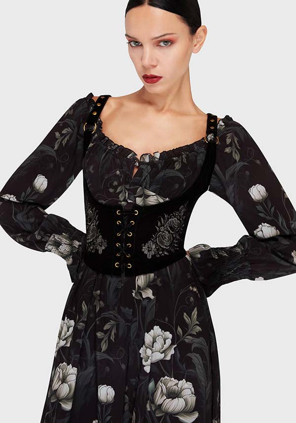 KILLSTAR Ivory's Chorus | MIDI DRESS - DRESSES - Detail 2