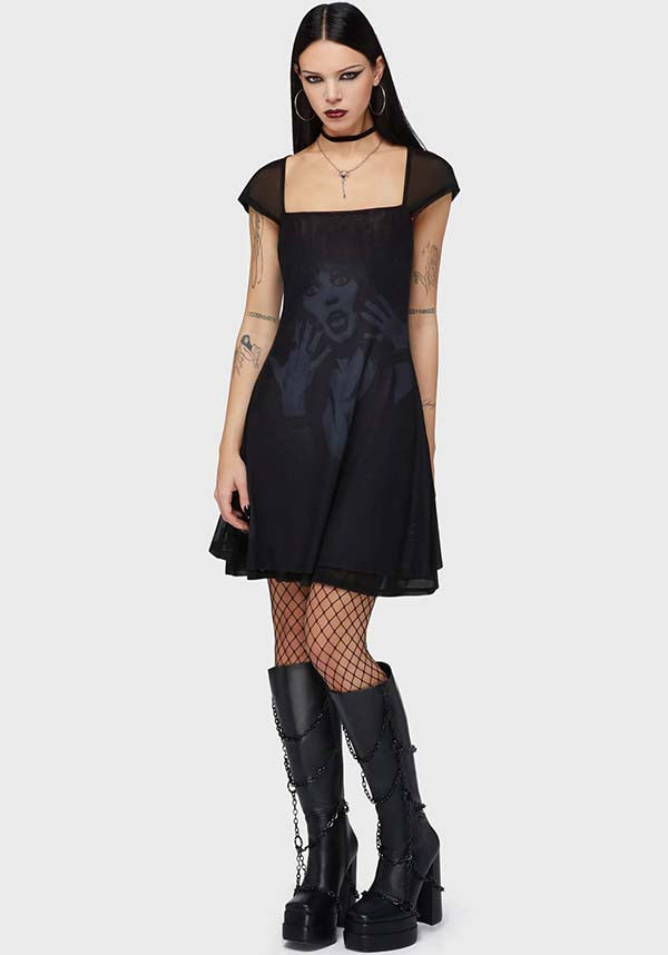 KILLSTAR Mistress Of The Dark | SKATER DRESS - DRESSES - Detail 2