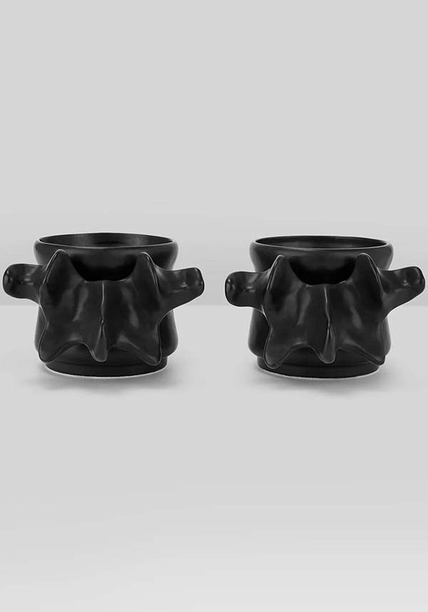 Ossuary [Black] | STACKABLE CUPS [Set Of 2]