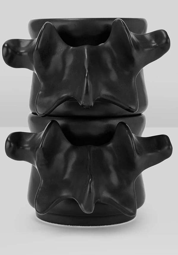 Ossuary [Black] | STACKABLE CUPS [Set Of 2]