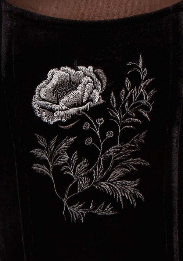 KILLSTAR Raven's Rose | CORSET - TOPS - Back View