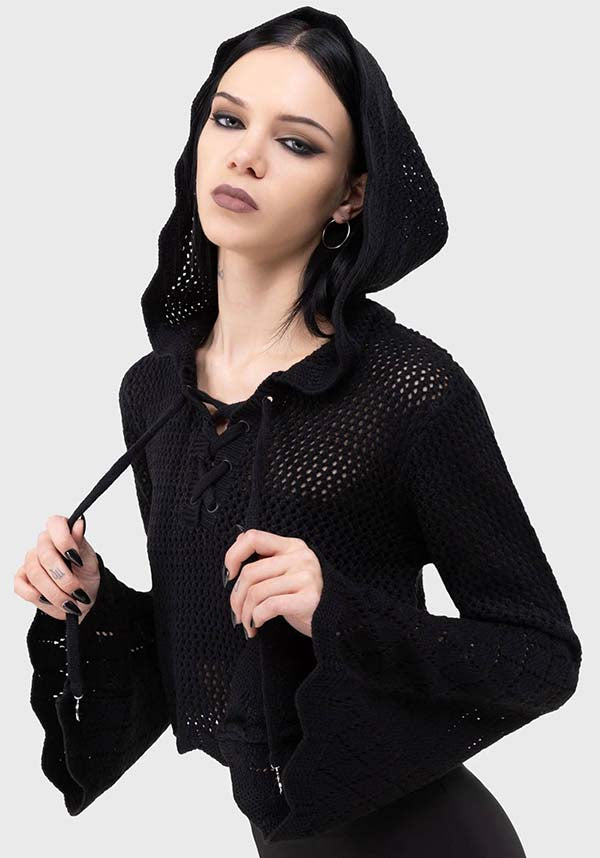 Shadow Witch | HOODED KNIT SWEATER