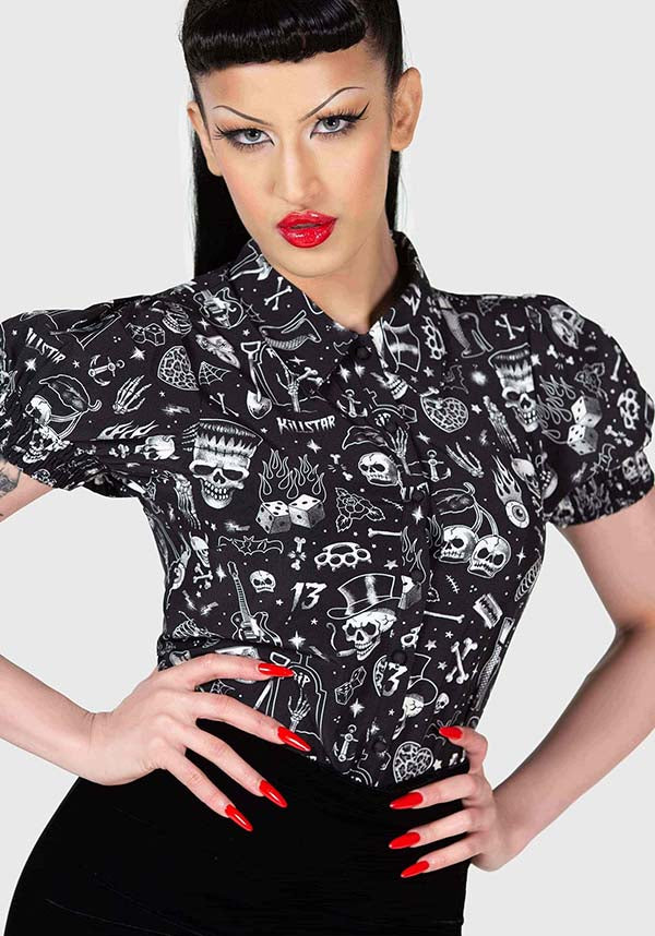 The Heat | BUTTON UP TOP