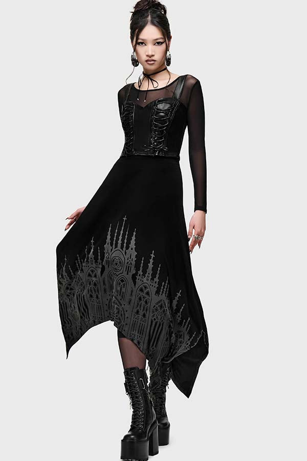 Thorned Spire | MIDI SKIRT