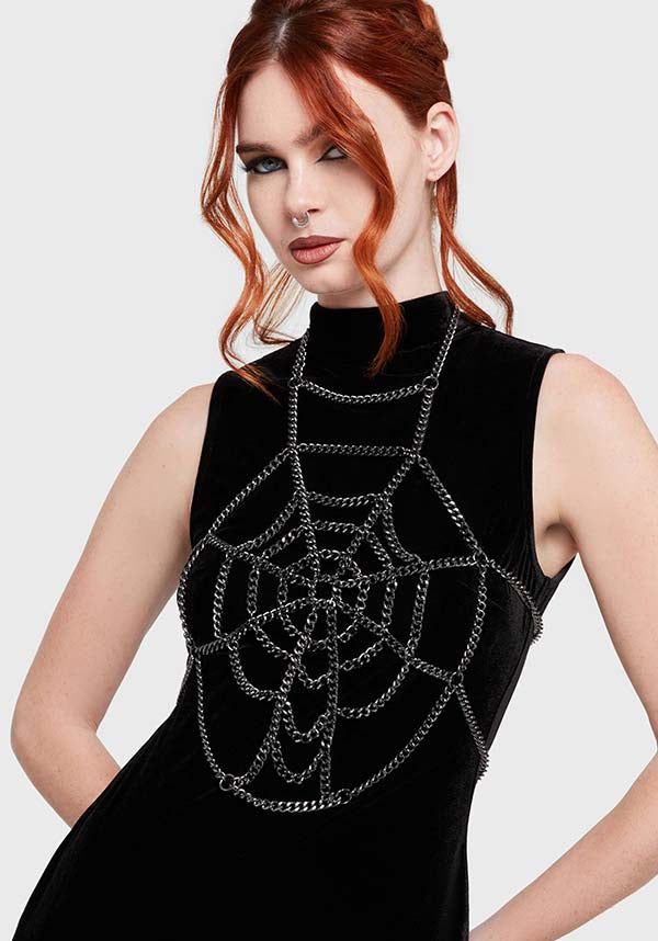 KILLSTAR Torn Hearts | HARNESS - BODY ACCESSORIES - Front View