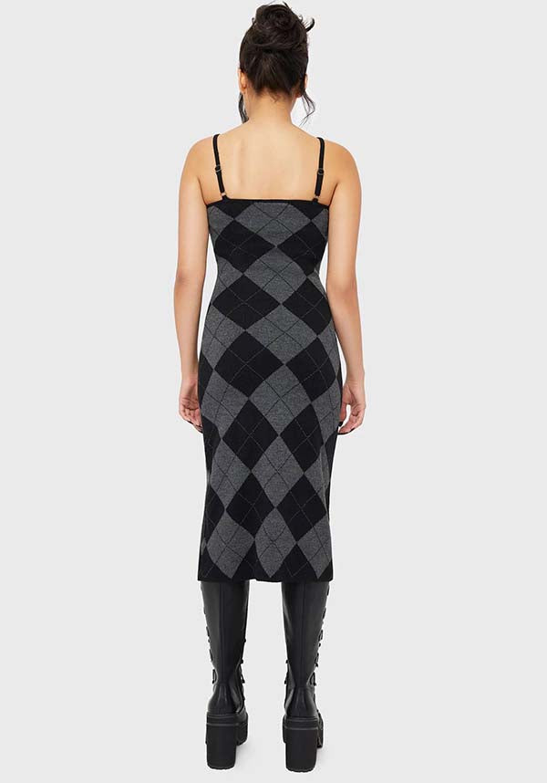 Twilight Argyle | MIDI DRESS