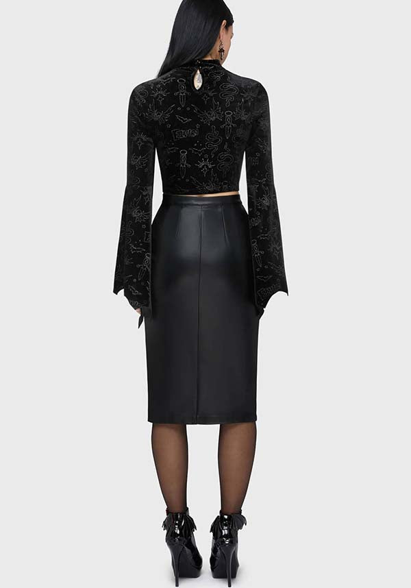 KILLSTAR Yours Cruelly | BAT SLEEVE TOP - TOPS - Detail 3