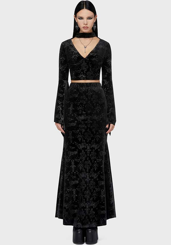 KILLSTAR Yours Cruelly | MAXI SKIRT - SKIRTS - Detail 2