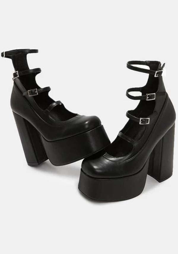 Koi Footwear Gurren Strappy Platform Heels Buy Online Australia