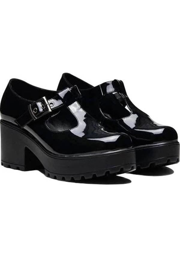 Sai [Black Patent] | MARY JANES` - Beserk - all, all ladies, black, clickfrenzy15-2023, discountapp, exclusive, feb22, fp, heels, heels [in stock], in stock, instock, koi footwear, KOIB025, labelinstock, labelvegan, ladies, mary janes, patent, platform heels, platforms, platforms [in stock], R080222, shiny, shoes, vegan