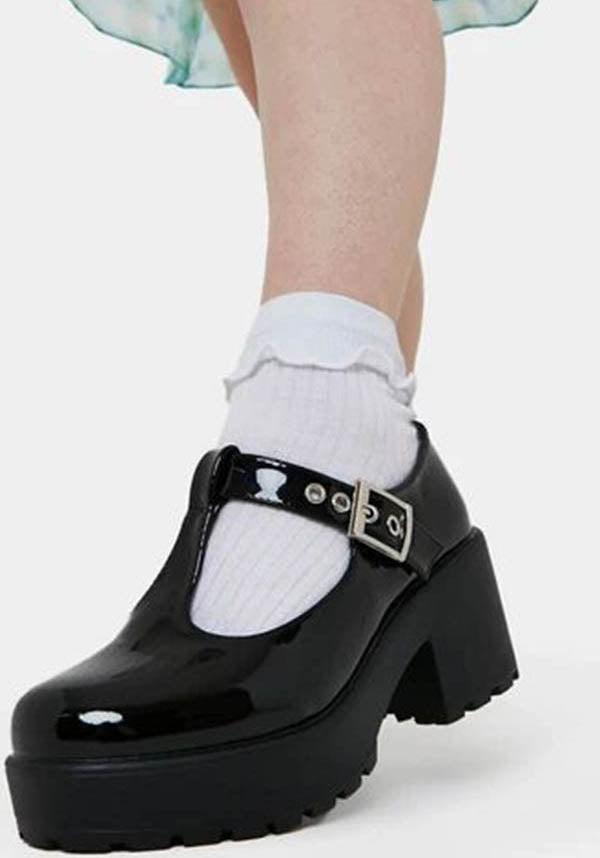 Sai [Black Patent] | MARY JANES` - Beserk - all, all ladies, black, clickfrenzy15-2023, discountapp, exclusive, feb22, fp, heels, heels [in stock], in stock, instock, koi footwear, KOIB025, labelinstock, labelvegan, ladies, mary janes, patent, platform heels, platforms, platforms [in stock], R080222, shiny, shoes, vegan