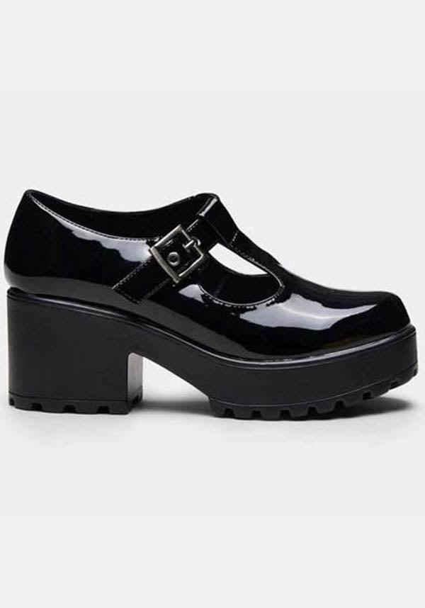 Sai [Black Patent] | MARY JANES` - Beserk - all, all ladies, black, clickfrenzy15-2023, discountapp, exclusive, feb22, fp, heels, heels [in stock], in stock, instock, koi footwear, KOIB025, labelinstock, labelvegan, ladies, mary janes, patent, platform heels, platforms, platforms [in stock], R080222, shiny, shoes, vegan