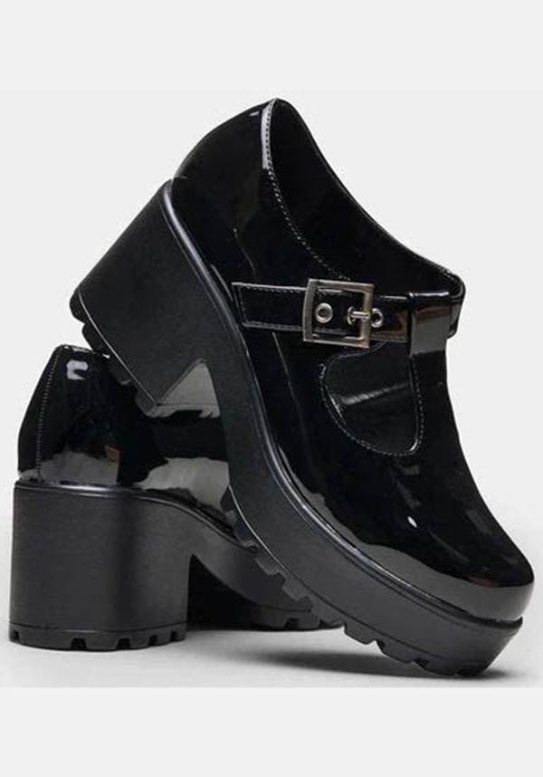 Sai [Black Patent] | MARY JANES` - Beserk - all, all ladies, black, clickfrenzy15-2023, discountapp, exclusive, feb22, fp, heels, heels [in stock], in stock, instock, koi footwear, KOIB025, labelinstock, labelvegan, ladies, mary janes, patent, platform heels, platforms, platforms [in stock], R080222, shiny, shoes, vegan