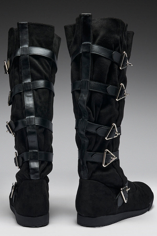 The Oni Revenant [Black] | KNEE HIGH BOOTS