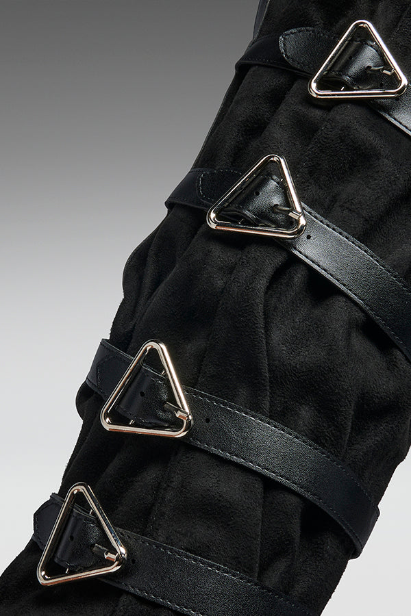 The Oni Revenant [Black] | KNEE HIGH BOOTS