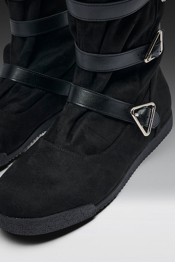 The Oni Revenant [Black] | KNEE HIGH BOOTS