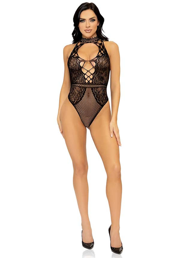 Bring The Heat [Black] | LACE BODYSUIT