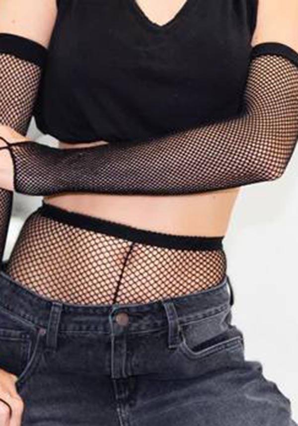 Fishnet [With Finger Loop] | ARM WARMER GLOVES^ - Beserk - accessories, all, all clothing, backorder, black, clickfrenzy15-2023, cosplay, costume, cpgstinc, discountapp, fishnet, formal, formal wear, fp, gloves and armwarmers, halloween, ladies clothing, leg avenue, sep18, tomfoolery, winter, winter clothing