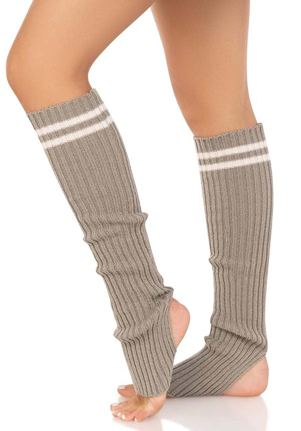 Hailey Stirrup [Grey] | LEG WARMERS
