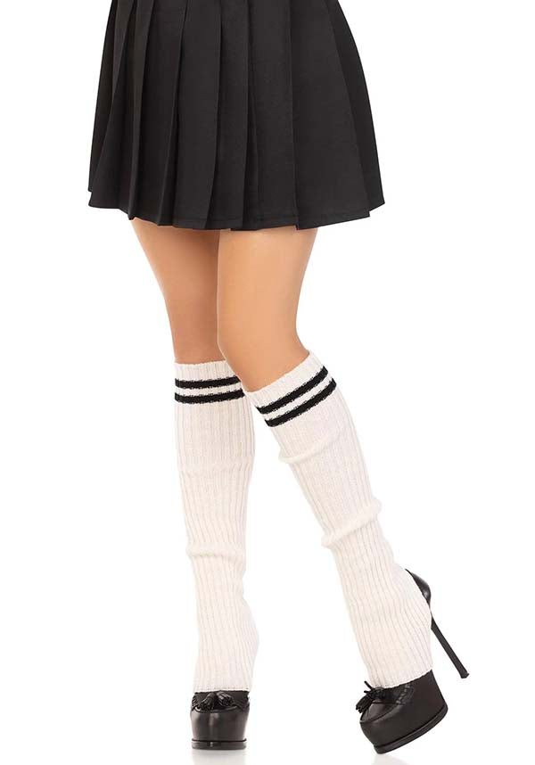 Hailey Stirrup [White] | LEG WARMERS
