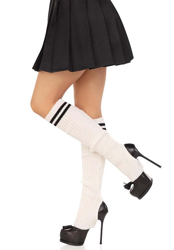 Hailey Stirrup [White] | LEG WARMERS